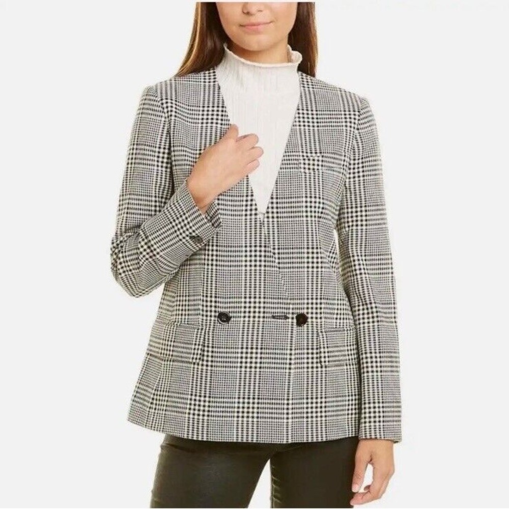 Club Monaco plaid blazer
